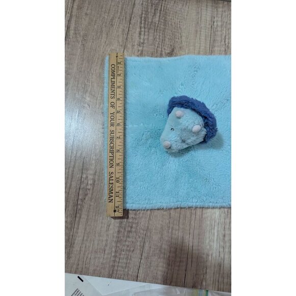 Parents Choice Blue Dinosaur Security Blanket Lovey Satin Bottom 12" - Picture 4 of 7